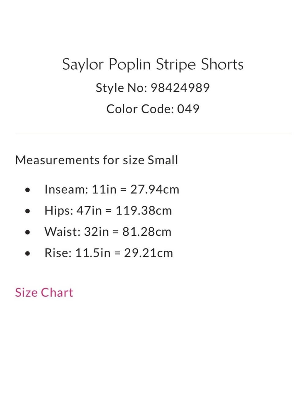 Free People Saylor Poplin Stripe Shorts S - Picture 7 of 14